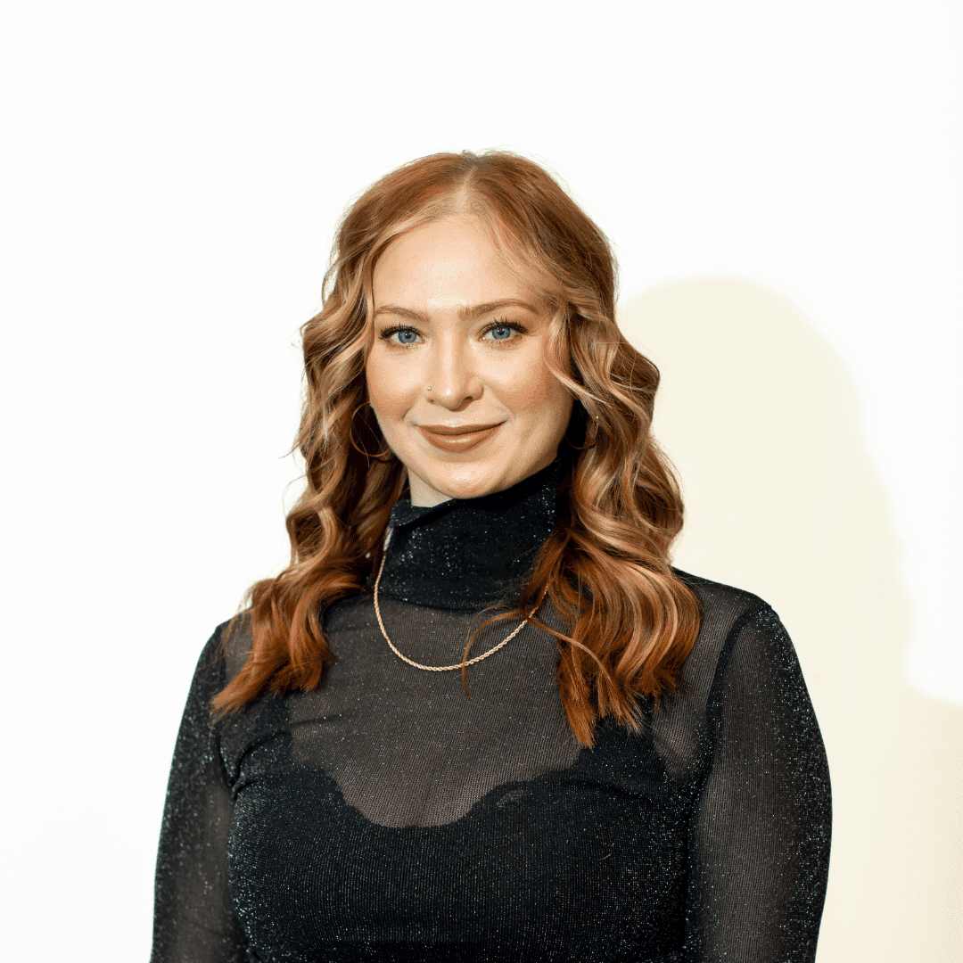 Portrait of Paige Chessor, a professional stylist at Brown & DeLine Salon, showcasing their expertise and style.